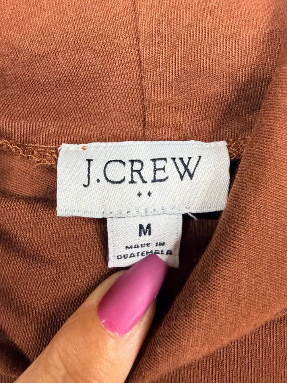 J. Crew Tissue Turtleneck Chocolate Brown Medium #A2857